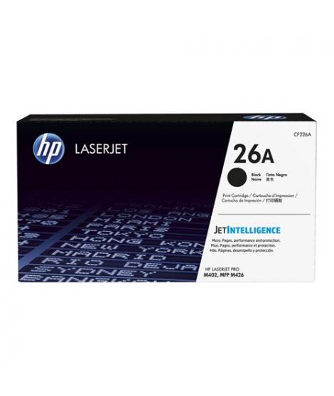 HP CF226A Negro Cartucho de Toner Original - 26A