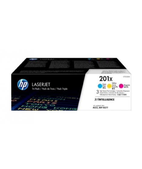 HP CF401X/CF402X/CF403X Pack de 3 Cartuchos de Toner Originales - 201X