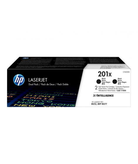 HP CF400X Negro Pack de 2 Cartuchos de Toner Originales - 201X