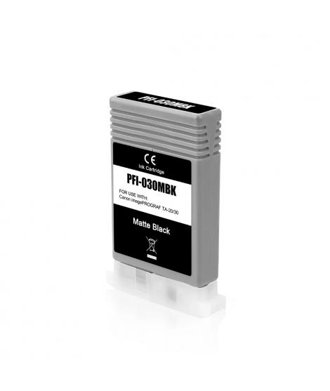 Canon PFI030 Negro Mate Cartucho de Tinta Pigmentada Generico - Reemplaza 3488C001