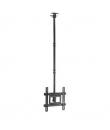 Cromad Soporte de Techo para TV de 32"-70" - Inclinable y Giratorio - Gestion de Cables - Peso Max 50kg - VESA 400x400mm