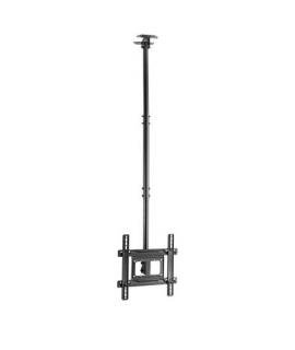 Cromad Soporte de Techo para TV de 32"-70" - Inclinable y Giratorio - Gestion de Cables - Peso Max 50kg - VESA 400x400mm