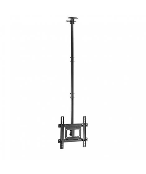 Cromad Soporte de Techo para TV de 32"-70" - Inclinable y Giratorio - Gestion de Cables - Peso Max 50kg - VESA 400x400mm