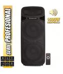 Coolsound Pro 500 Altavoz Autoamplificado Bluetooth 1500W 2x15" 450W RMS - USB, SD, Entrada Mic. Jack 6.3mm - Mando a Distancia