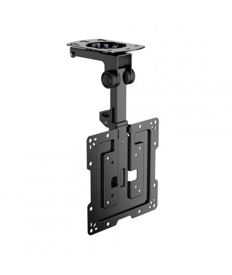 Aisens Soporte de Techo Giratorio - Plegable para Monitor/TV 20Kg de 19-43 - Color Negro