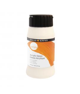 Daler Rowney Simply Bote de Imprimador de Yeso - 500ml - Color Blanco