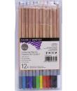 Daler Rowney Simply Pack de 12 Lapices de Colores Redondos - Facil de Afilar - Para Estudiantes y Uso Domestico - Colores Surtid