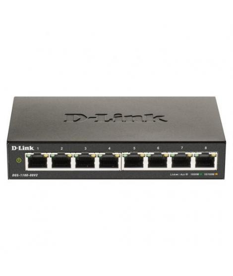 D-Link Switch Smart 8 Puertos Gigabit 10/100/1000 Mbps