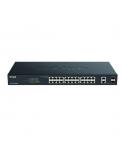 D-Link Switch Semigestionable 24 Puertos Gigabit PoE 370W + 2 Puertos Combo