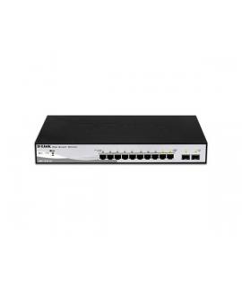 D-Link Switch Semigestionable 8 Puertos Gigabit + 2 Puertos Giga Combo