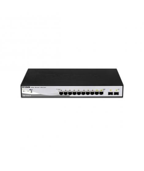 D-Link Switch Semigestionable 8 Puertos Gigabit + 2 Puertos Giga Combo