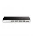 D-Link Switch Semigestionable 24 Puertos Gigabit PoE 193W + 4 Puertos Giga Combo