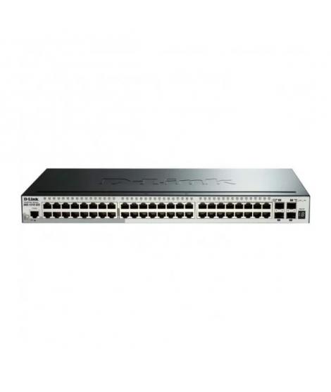 D-Link Switch Semigestionable 48 Puertos Gigabit + 2 Puertos Giga Combo + 4 Puertos 10G SFP+