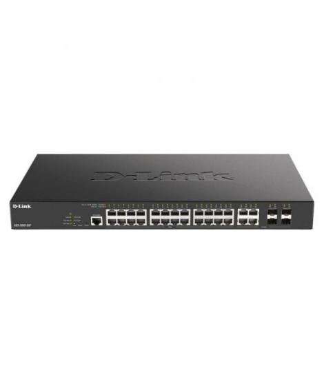 D-Link Switch Gestionado 24 Puertos Gigabit + 4 SFP