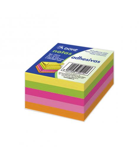 Dohe Cubos de Notas Reposicionables - 75mm - Cubo de 250 Hojas - Papel de 75gr - Ideales para Oficina y Escuela