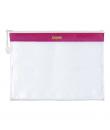 Dohe Bolsa Cremallera PVC - 32x24mm - Ideal para Documentos A4 - Resistente y Duradera