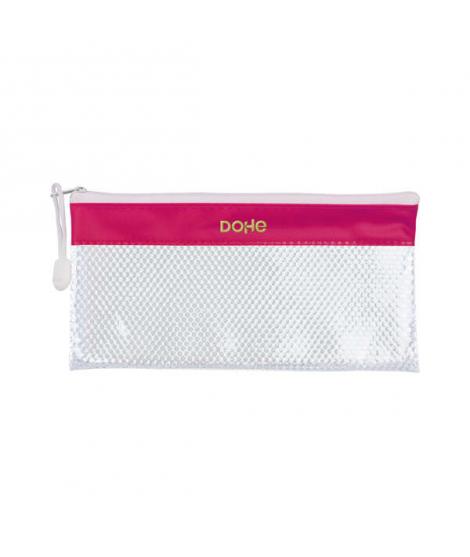 Dohe Bolsa Cremallera PVC - 22x11cm - Resistente al Agua - Ideal para Organizar Objetos Pequeños