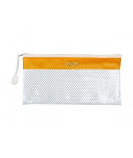 Dohe Bolsa Apaisada Tamaño 22x11cm - Fabricada en PVC - Resistente al Agua - Ideal para Viajes - Cierre de Cremallera - Banda Co