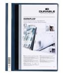 Durable Duraplus Carpeta de Fastener - Para Formato A4+ - Compartimento Interior - Tapa Posterior de Color Azul Oscuro