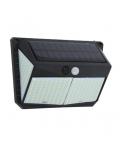 Elbat Aplique Solar 3 Caras - 250LM - Luz Fria 6500K - Sensor Movimiento - Bateria 1200mAh