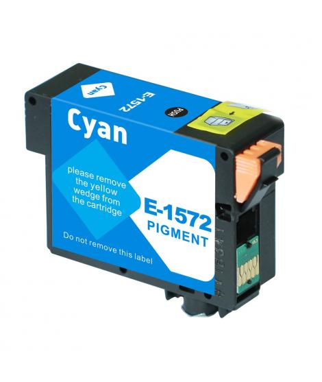 Epson T1572 Cyan Cartucho de Tinta Pigmentada Generico - Reemplaza C13T15724010