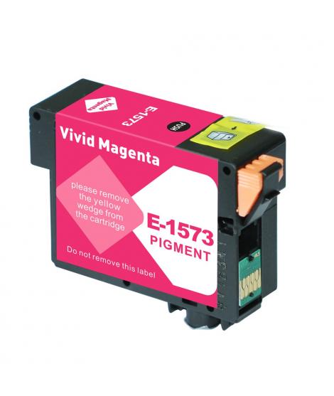 Epson T1573 Magenta Cartucho de Tinta Pigmentada Generico - Reemplaza C13T15734010