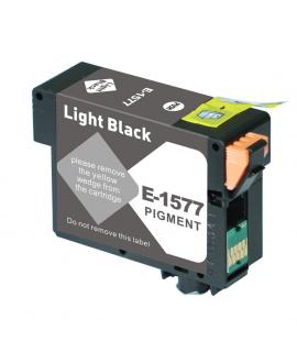 Epson T1577 Negro Light Cartucho de Tinta Pigmentada Generico - Reemplaza C13T15774010