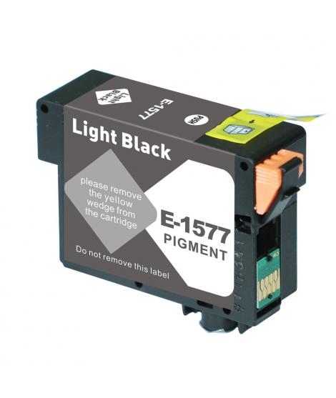 Epson T1577 Negro Light Cartucho de Tinta Pigmentada Generico - Reemplaza C13T15774010