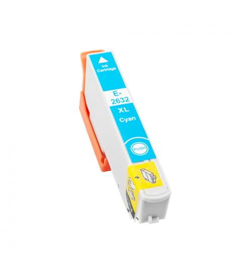 Epson T2632T2612 (26XL) Cyan Cartucho de Tinta Generico - Reemplaza C13T26324012C13T26124012