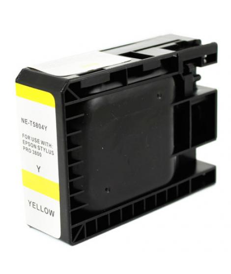 Epson T5804 Amarillo Cartucho de Tinta Pigmentada Generico - Reemplaza C13T580400