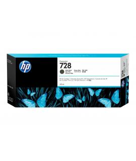 HP 728 Negro Mate Cartucho de Tinta Original - F9J68A