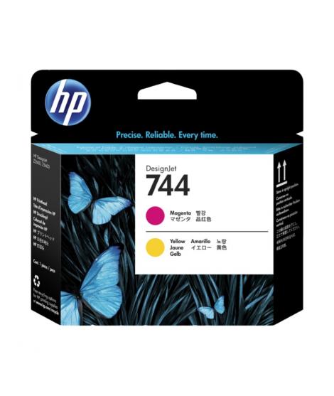 HP 744 Magenta/Amarillo Cabezal de Impresion Original - F9J87A