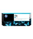 HP 728 Cyan Cartucho de Tinta Original - F9K17A