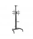 Aisens Soporte de Suelo para TV/Monitor de 37" a 70" - Max 50kg - Ajustable en altura - Movimiento Horizontal y Vertical