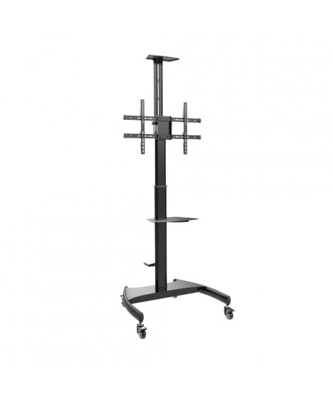 Aisens Soporte de Suelo para TV/Monitor de 37" a 70" - Max 50kg - Ajustable en altura - Movimiento Horizontal y Vertical