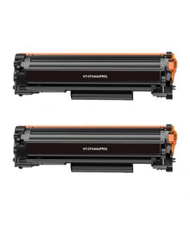 HP CF244A Negro Pack de 2 Cartuchos de Toner Genericos - Reemplaza 44A