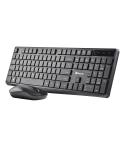 NGS Hype Kit Pack Teclado Multidispositivo Inalambrico USB Bluetooth - 12 Teclas Multimedia - Resistente a Vertidos + Raton Mult