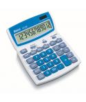 Ibico 212X Calculadora de Sobremesa Pantalla LCD de 12 Digitos Inclinable - Teclas de Relieve - Funcion Impuestos y Redondeo - C