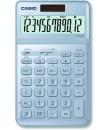 Casio JW-200SC Calculadora de Sobremesa - Pantalla LCD de 12 Digitos Inclinacion Ajustable - Alimentacion Solar y Pilas - Color 