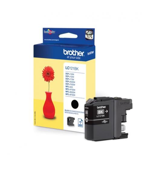 Brother LC121 Negro Cartucho de Tinta Original - LC121BKBP