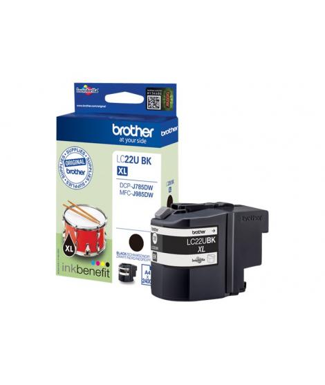 Brother LC22U Negro Cartucho de Tinta Original - LC22UBKBP