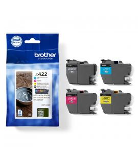 Brother LC422 Pack de 4 Cartuchos de Tinta Originales - LC422VAL