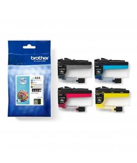 Brother LC424 Pack de 4 Cartuchos de Tinta Originales - LC424VAL