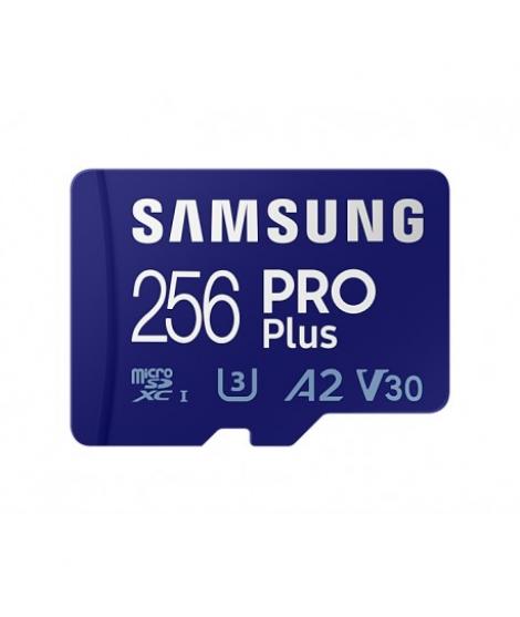 Samsung PRO Plus Tarjeta Micro SDXC 256GB UHS-I U3 Clase 10 con Adaptador