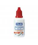 Milan Bote de Tinta para Rotuladores de Pizarra Blanca Recargables - 30ml - Tinta a base de Alcohol - Color Rojo