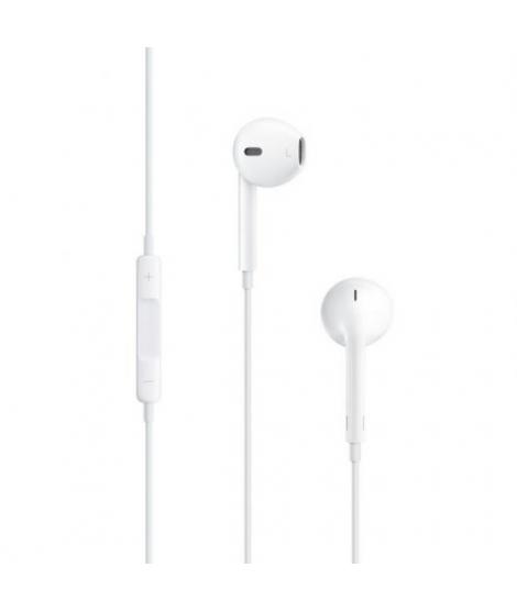 Apple EarPods Auriculares Binaurales - Microfono Integrado - Control de Volumen - Jack 3.5mm - Color Blanco