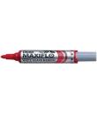 Pentel Maxiflo Rotulador para Pizarra Blanca - Regulacion del Flujo de Tinta - Punta Redonda - Ancho de Linea 2,5mm - 50% de Mat