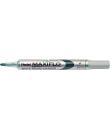 Pentel Maxiflo Rotulador para Pizarra Blanca - Punta de Bala - Ancho de Linea 2mm - Regulacion del Flujo de Tinta - 50% de Mater