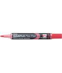 Pentel Maxiflo Flex-Feel Rotulador para Pizarra Blanca - Punta Flexible 4.6mm - Trazo de 1 a 5mm - Dosificacion de Tinta mediant