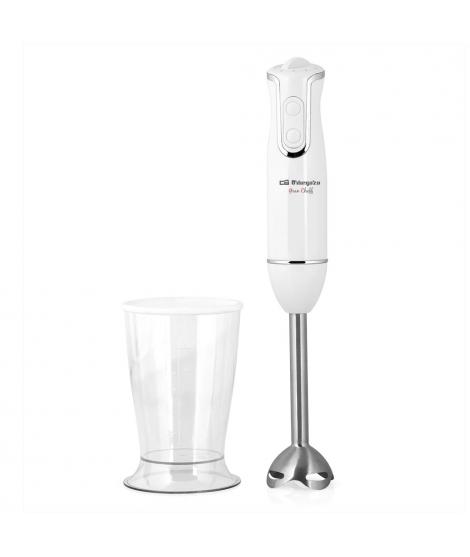 Orbegozo BT 2220 Batidora de Mano Potente y Practica - 800W - Mango Ergonomico - Brazo Desmontable de Acero Inoxidable - Vaso Me